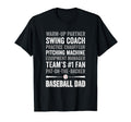 Baseball Dad Funny Fathers Day T-Shirt - Casual Everyday Wear for Adults - T-Shirt, Sweatshirt, Hoodie