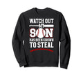 My Son Baseball Mom Baseball Player Sweatshirt - Novelty Apparel Men Women - T-Shirt, Sweatshirt, Hoodie