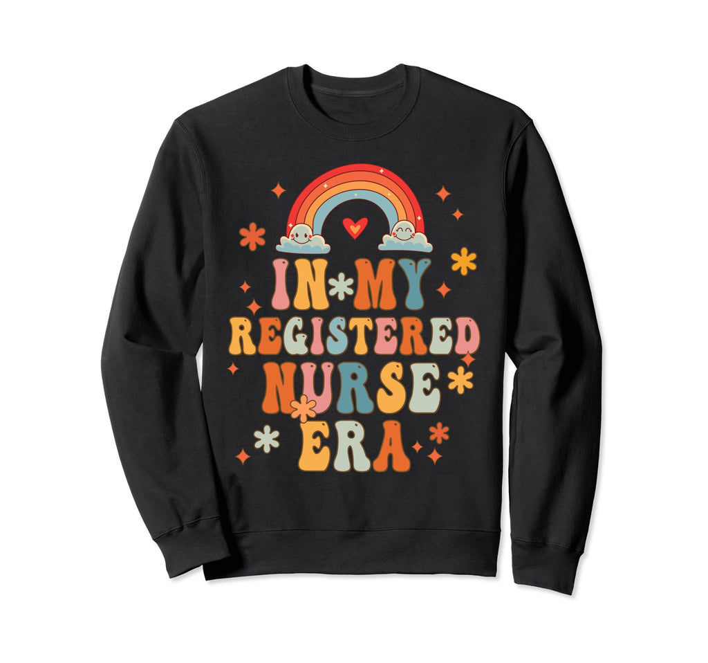 My Registered Nurse Era Boho Sweatshirt - Fun Novelty Design for Adults - T-Shirt, Sweatshirt, Hoodie