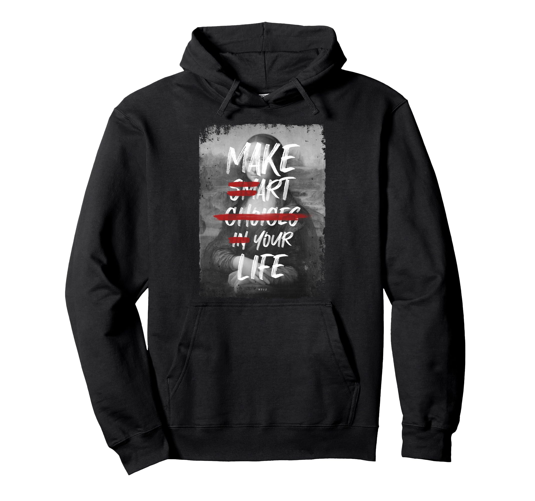 Mona Lisa Aesthetic Y2K Streetwear Hoodie - Trendy Graphic Unisex - T-Shirt, Sweatshirt, Hoodie