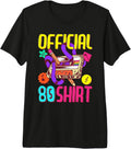 80s Theme Party Outfits for Women, Men Kids - Adult & Kids T-Shirts, Sweatshirts & Hoodies apparel design preview 1