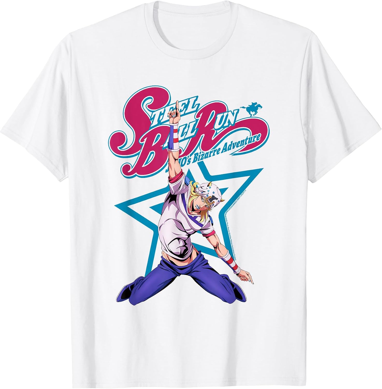 JoJo's Bizarre Adventure Steel Ball Run - Adult & Kids T-Shirts, Sweatshirts & Hoodies apparel design preview 1