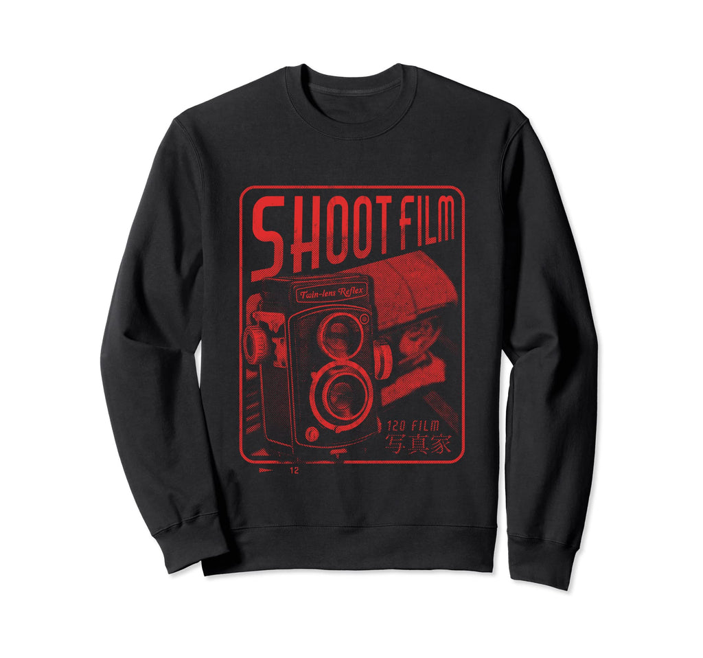 Shoot Film Medium Format Camera Sweatshirt - Graphic Print Men Women - T-Shirt, Sweatshirt, Hoodie