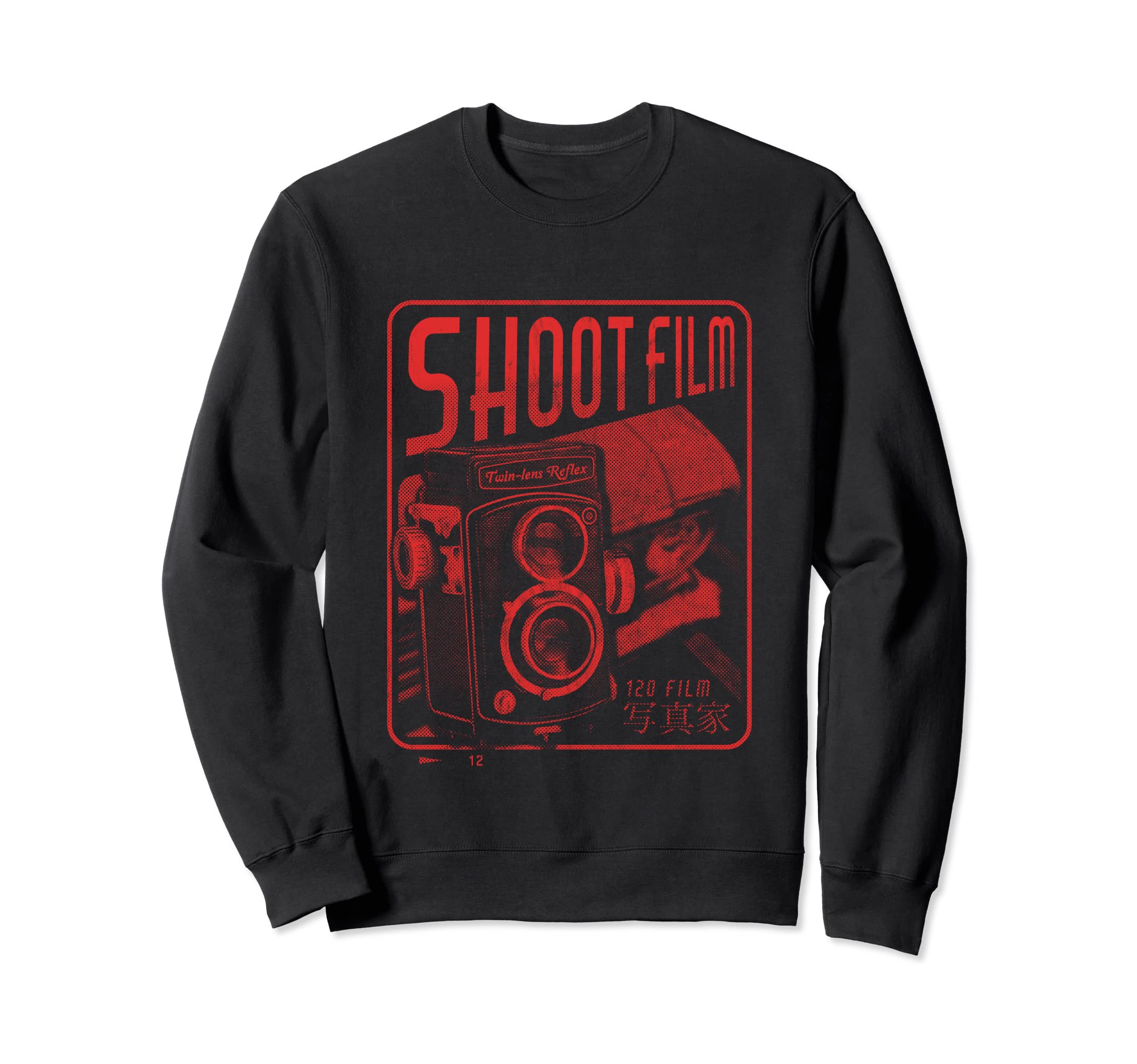 Shoot Film Medium Format Camera Sweatshirt - Graphic Print Men Women - T-Shirt, Sweatshirt, Hoodie