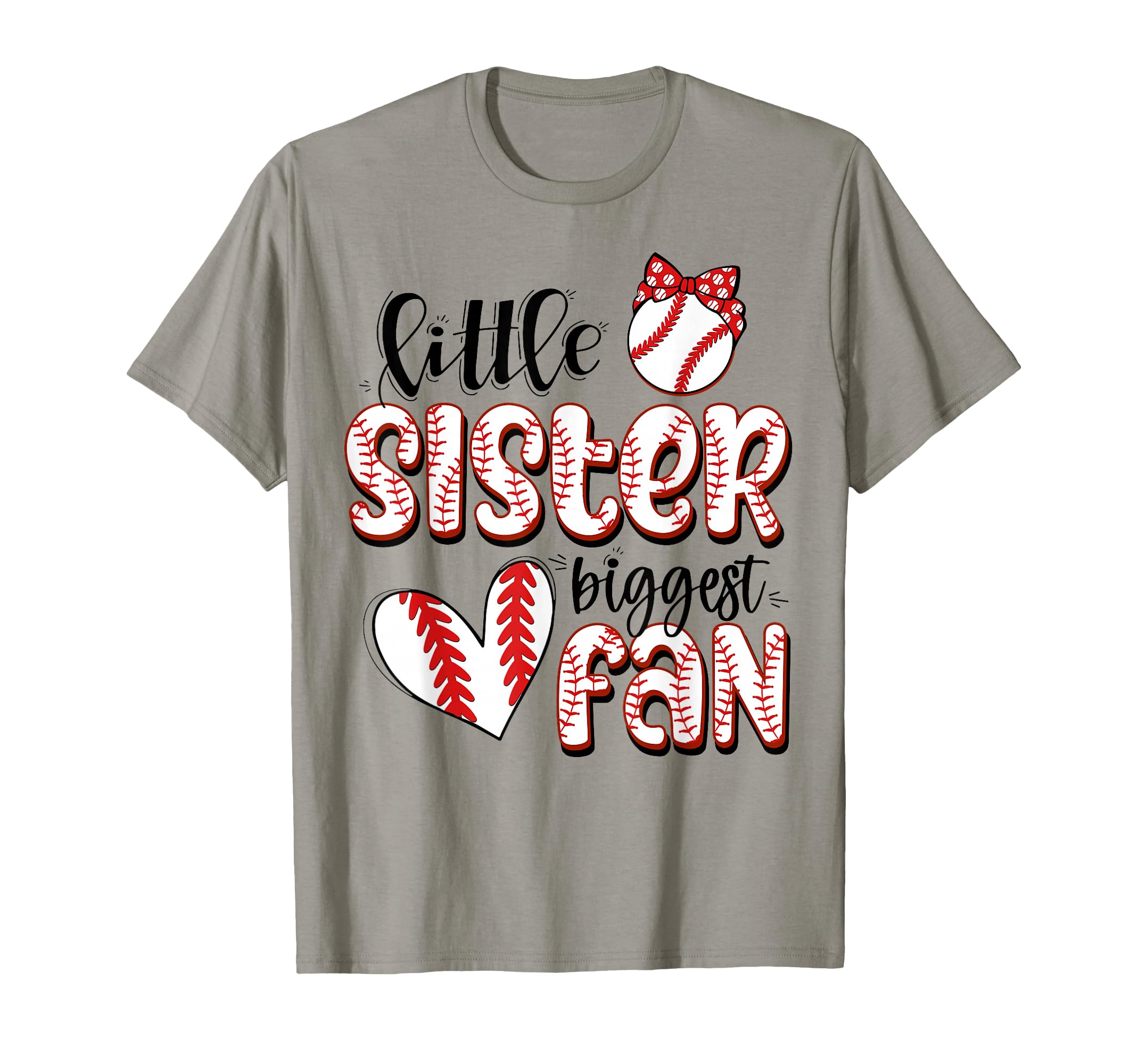 Proud Sister Baseball Fan Softball T-Shirt - Minimalist Print Unisex - T-Shirt, Sweatshirt, Hoodie