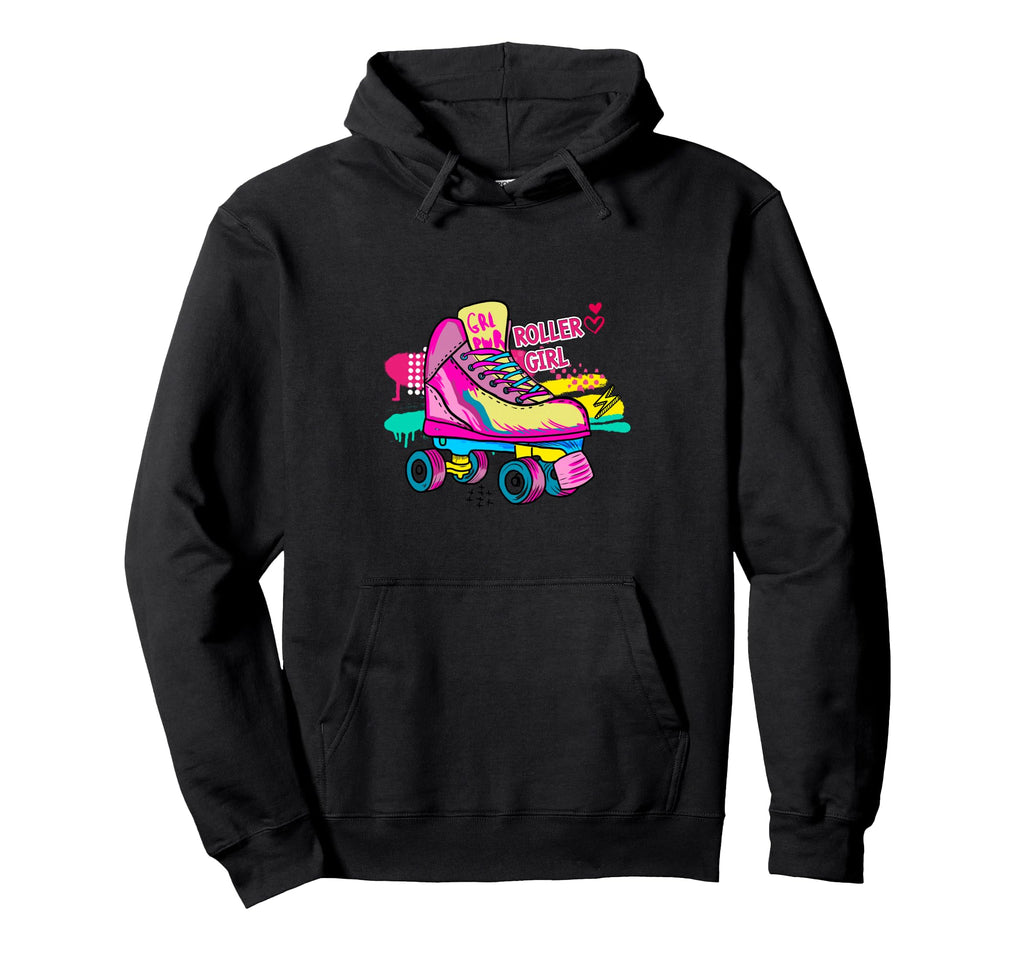 Roller Roller Skater Colorful Roller Skate Hoodie - Novelty Apparel Unisex - T-Shirt, Sweatshirt, Hoodie