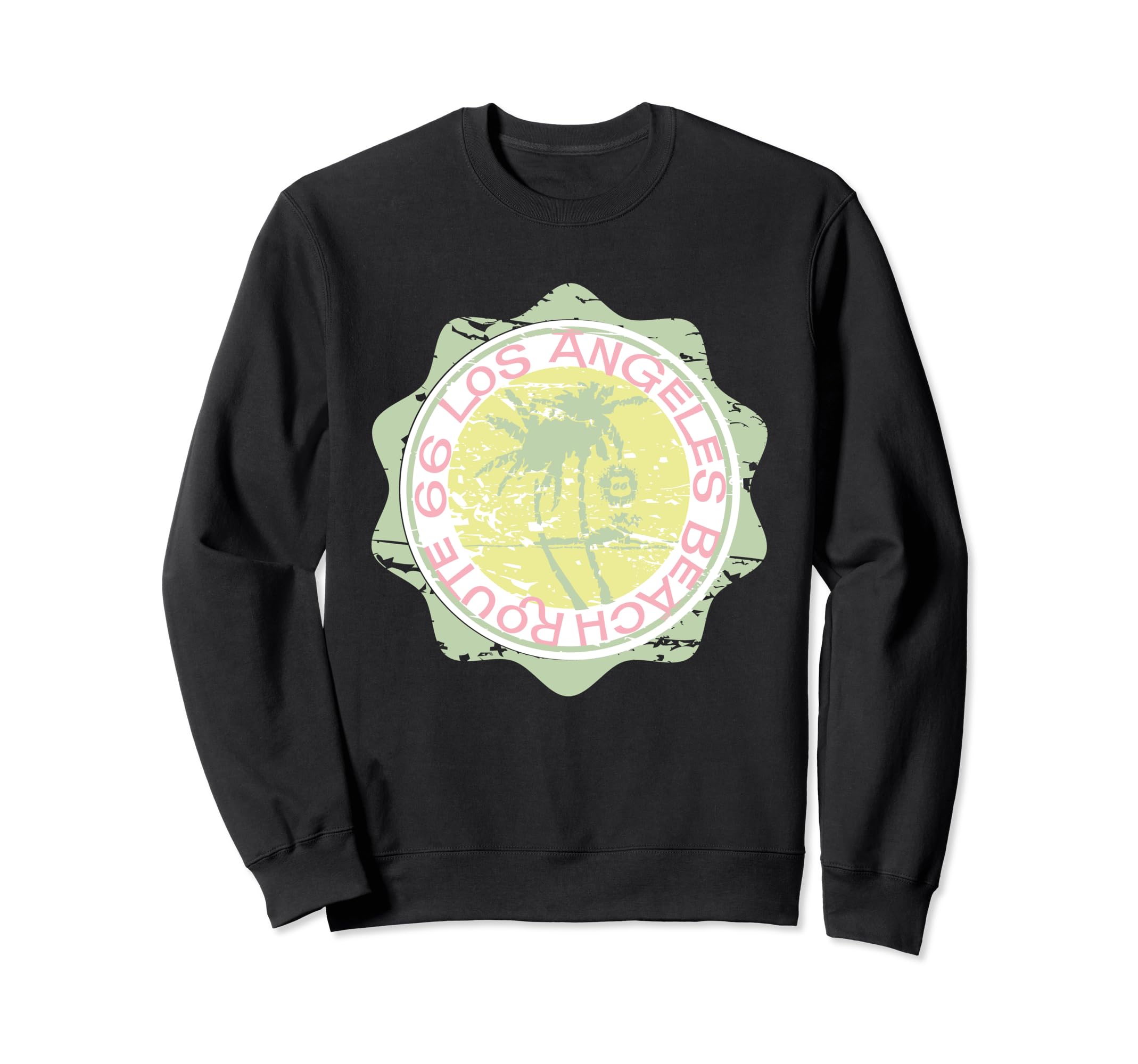 Route 66 Original Light Beach Sweatshirt - Casual Everyday Wear Men Women - T-Shirt, Sweatshirt, Hoodie