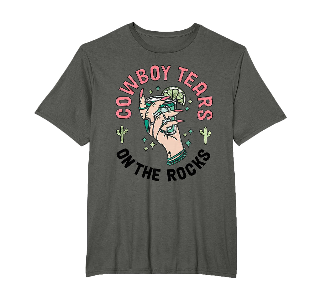 Cowboy Tears Rocks T-Shirt - Unique Graphic Unisex - T-Shirt, Sweatshirt, Hoodie