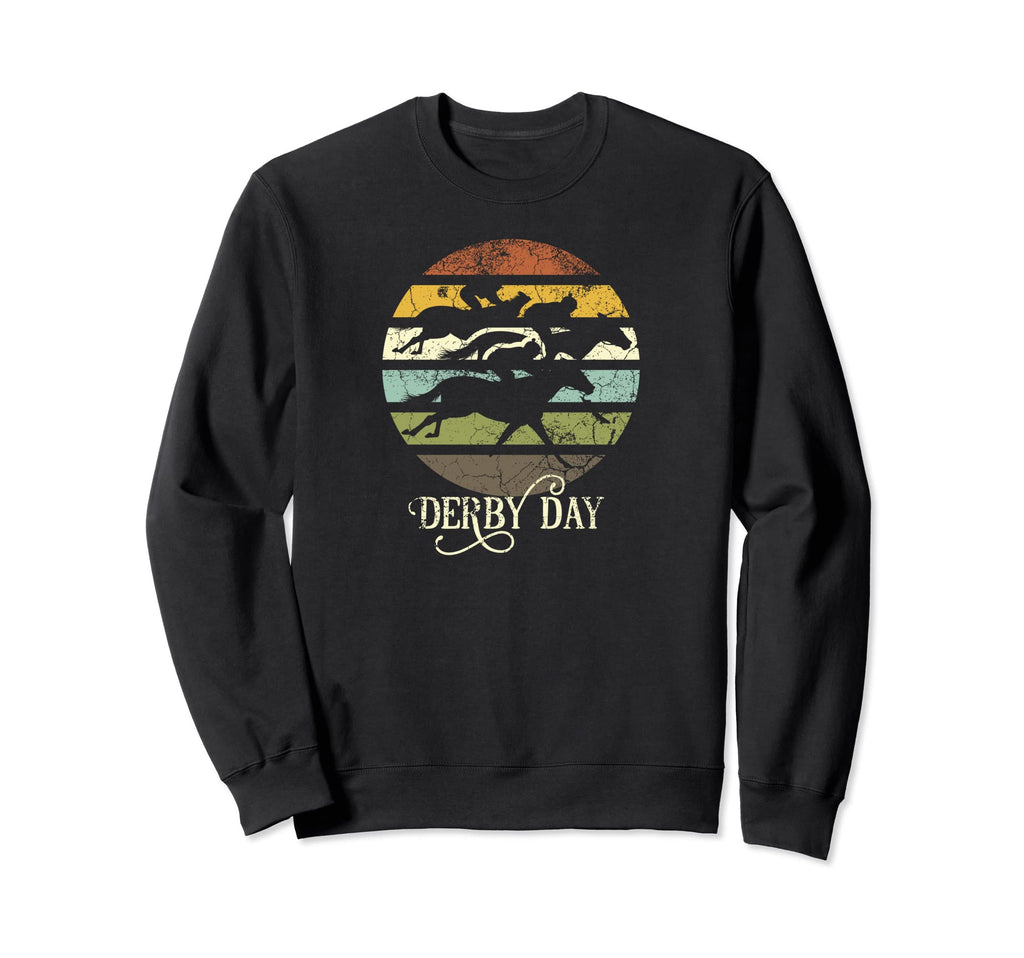 Derby Day Horse Racing Kentucky Sweatshirt - Aesthetic Graphic for Adults - T-Shirt, Sweatshirt, Hoodie