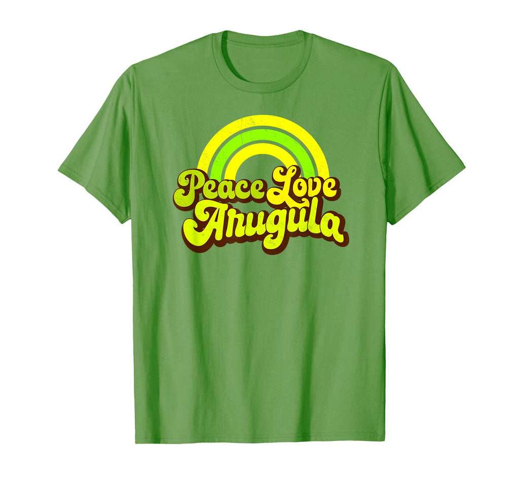 Peace Love Arugula Rainbow Hippie T-Shirt - Streetwear Style Men Women - T-Shirt, Sweatshirt, Hoodie