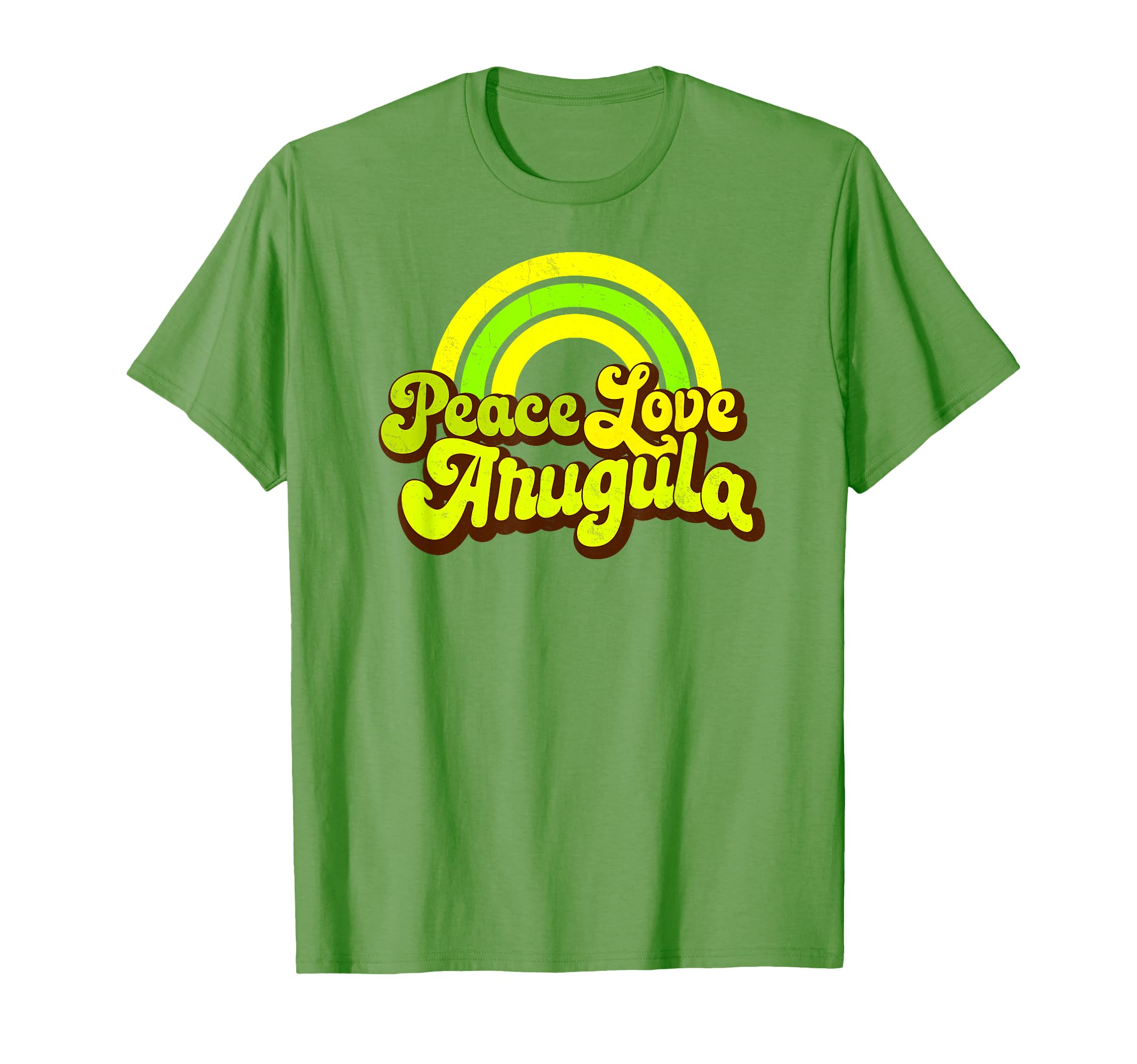 Peace Love Arugula Rainbow Hippie T-Shirt - Streetwear Style Men Women - T-Shirt, Sweatshirt, Hoodie