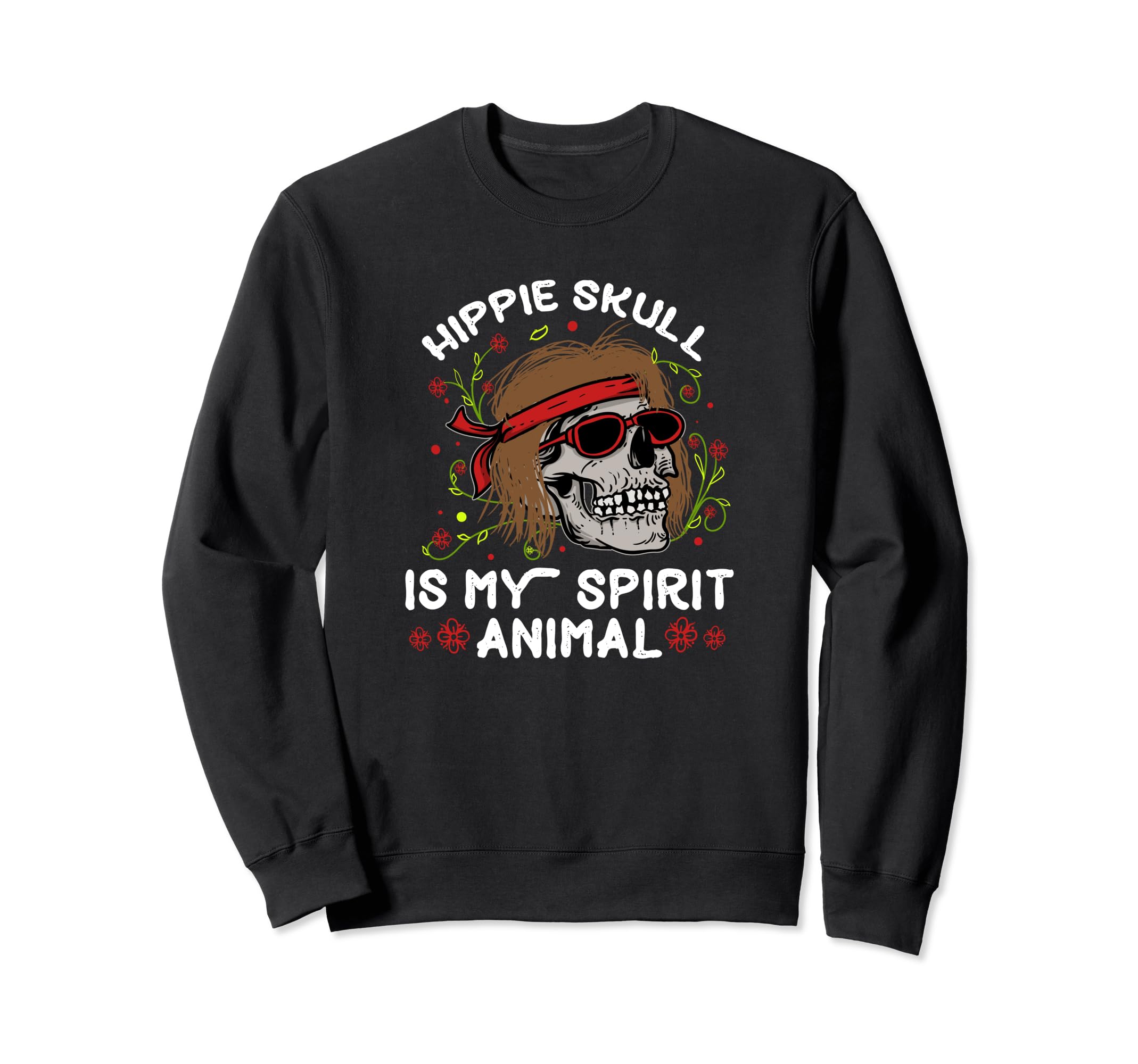 Hippie Folks Psychedelic 70S 60S Sweatshirt - Minimalist Print for Adults - T-Shirt, Sweatshirt, Hoodie