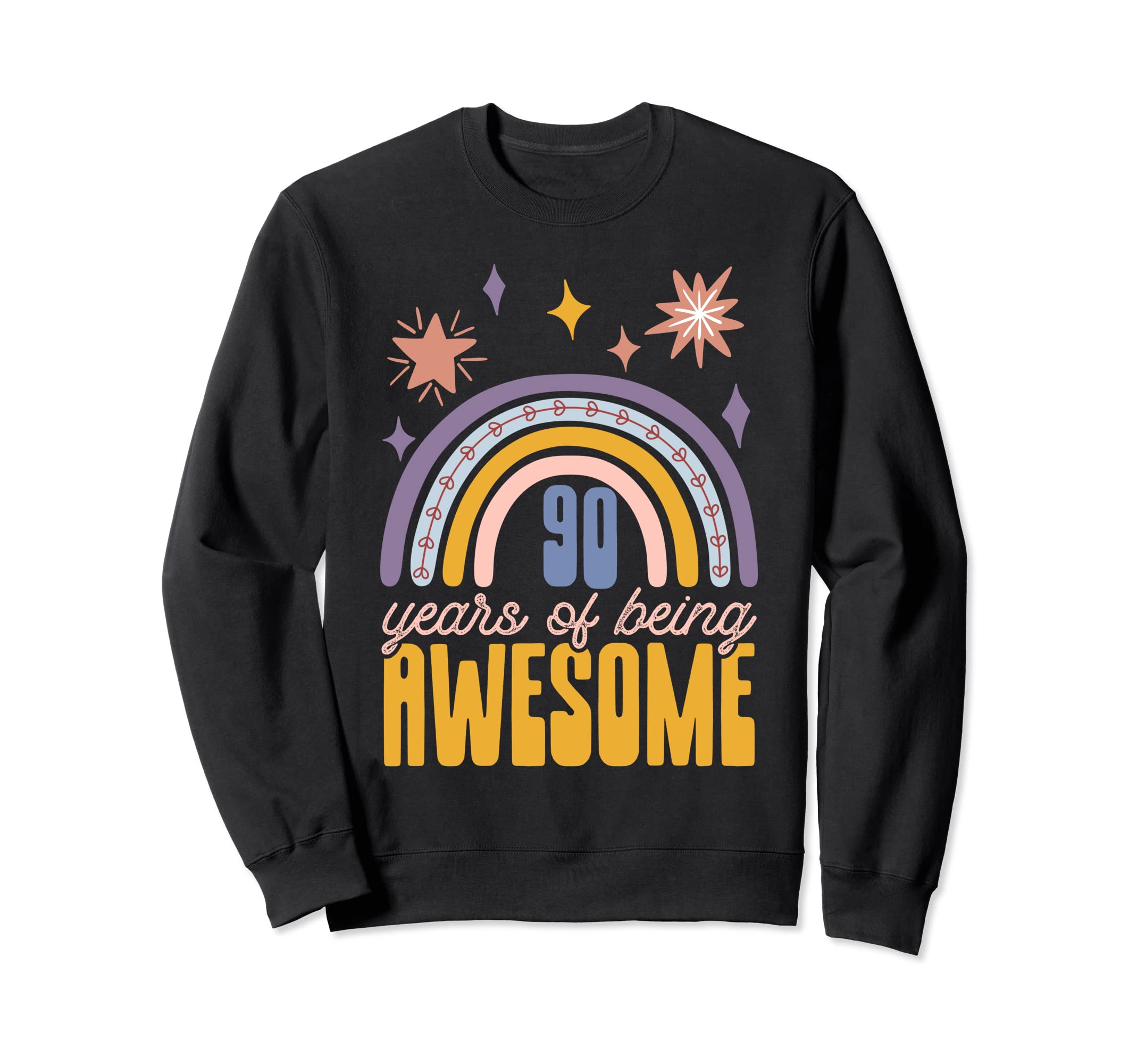 90 Years Being Awesome Free Sweatshirt - Fun Novelty Design Men Women - T-Shirt, Sweatshirt, Hoodie