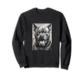 Y2K Streetwear Dog Pit Bull Sweatshirt - Unique Graphic Unisex - T-Shirt, Sweatshirt, Hoodie