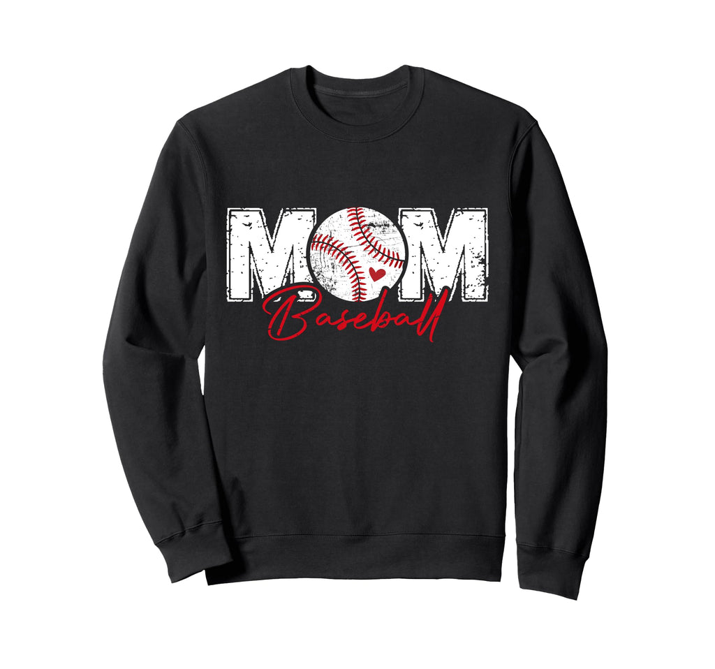 Baseball Mom Mothers Day Sweatshirt - Novelty Apparel for Adults - T-Shirt, Sweatshirt, Hoodie