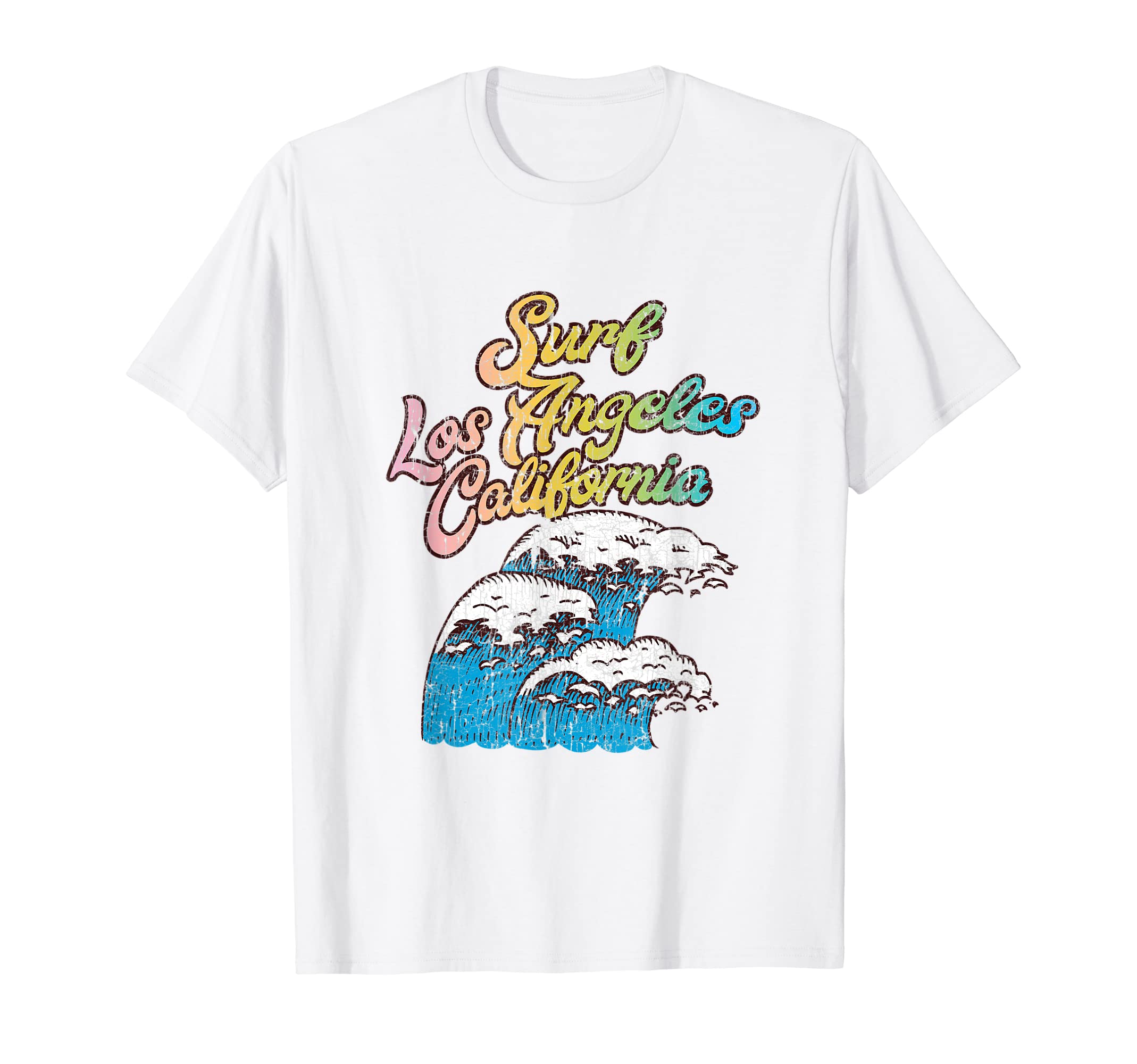La California Surf 60S 70S T-Shirt - Minimalist Print for Adults - T-Shirt, Sweatshirt, Hoodie