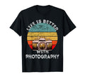 Photography Camera Landscape T-Shirt - Minimalist Print Men Women - T-Shirt, Sweatshirt, Hoodie