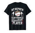 My Favorite Baseball Player Aunt Baseball T-Shirt - Graphic Print Unisex - T-Shirt, Sweatshirt, Hoodie