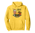 Yum Diner Burger Milkshake Fries 50S Hoodie - Streetwear Style Unisex - T-Shirt, Sweatshirt, Hoodie
