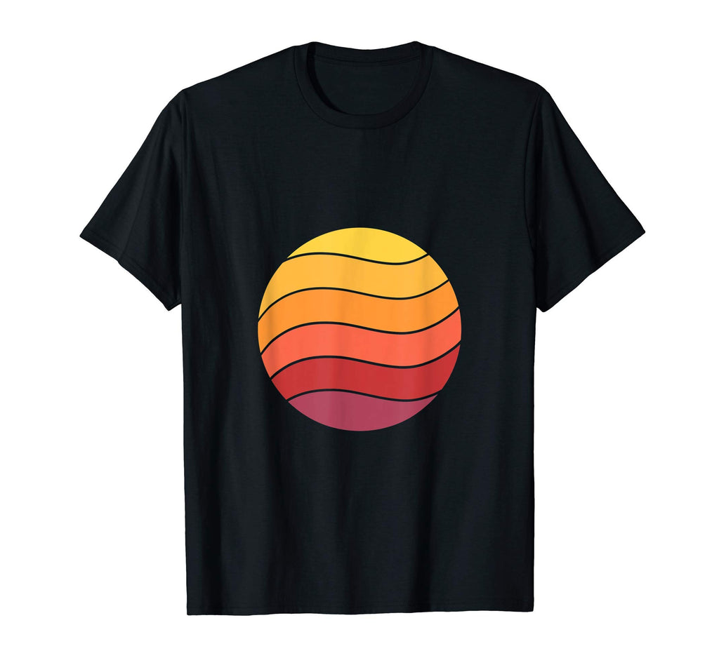 Curve Sunset T-Shirt - Trendy Graphic Men Women - T-Shirt, Sweatshirt, Hoodie