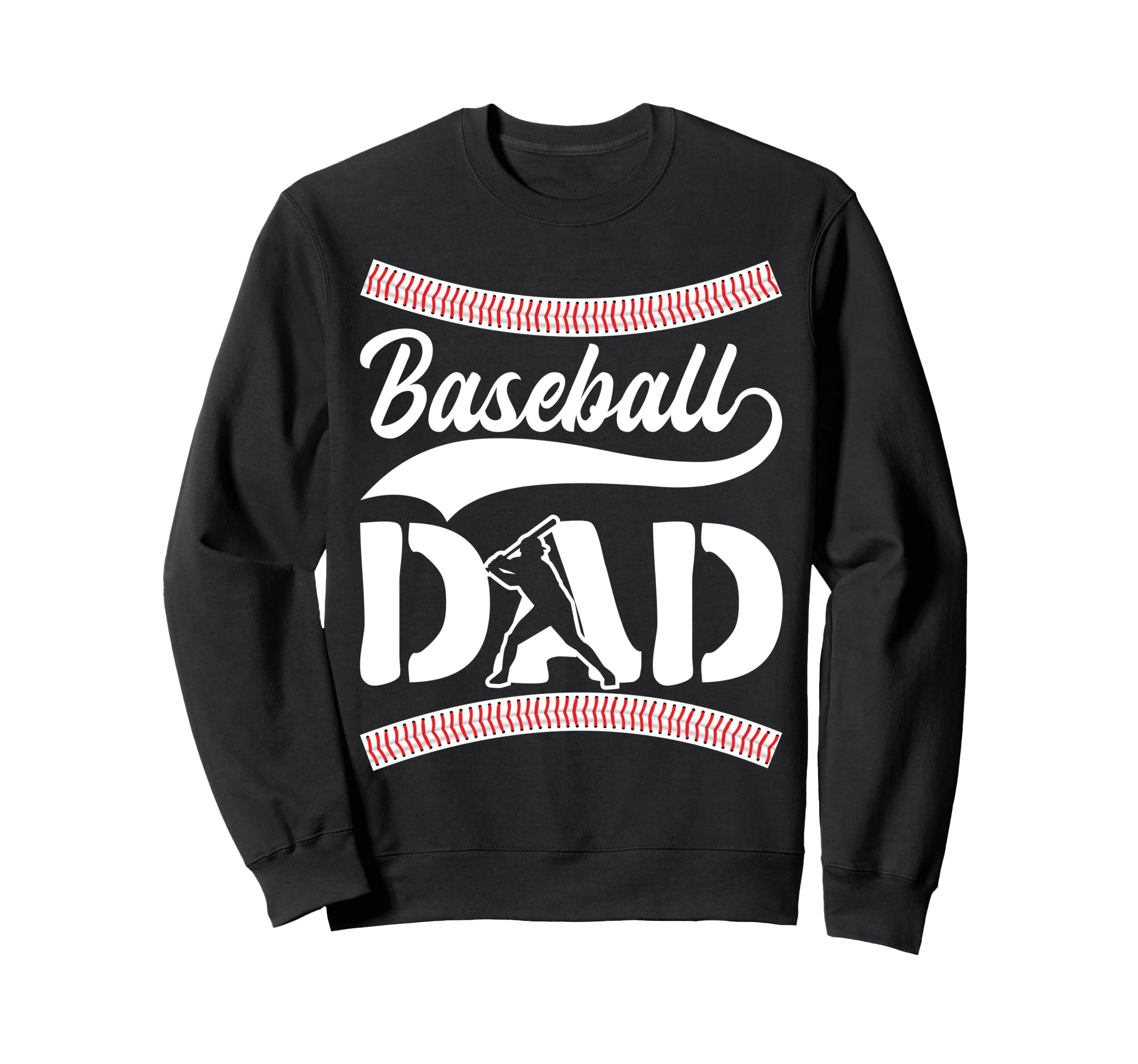 Baseball Dad Sweatshirt - Unique Graphic Men Women - T-Shirt, Sweatshirt, Hoodie