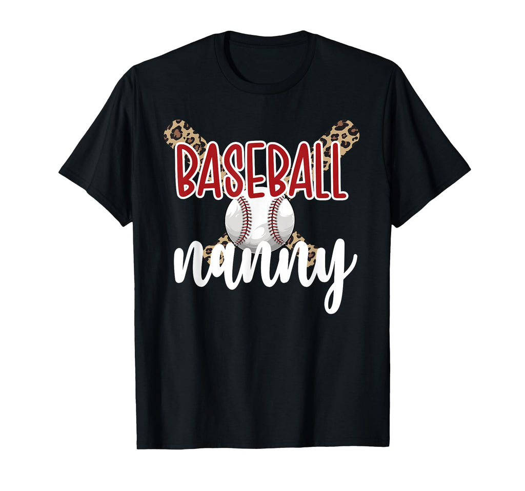 Baseball Nanny Grandma Baseball Player T-Shirt - Trendy Graphic for Adults - T-Shirt, Sweatshirt, Hoodie