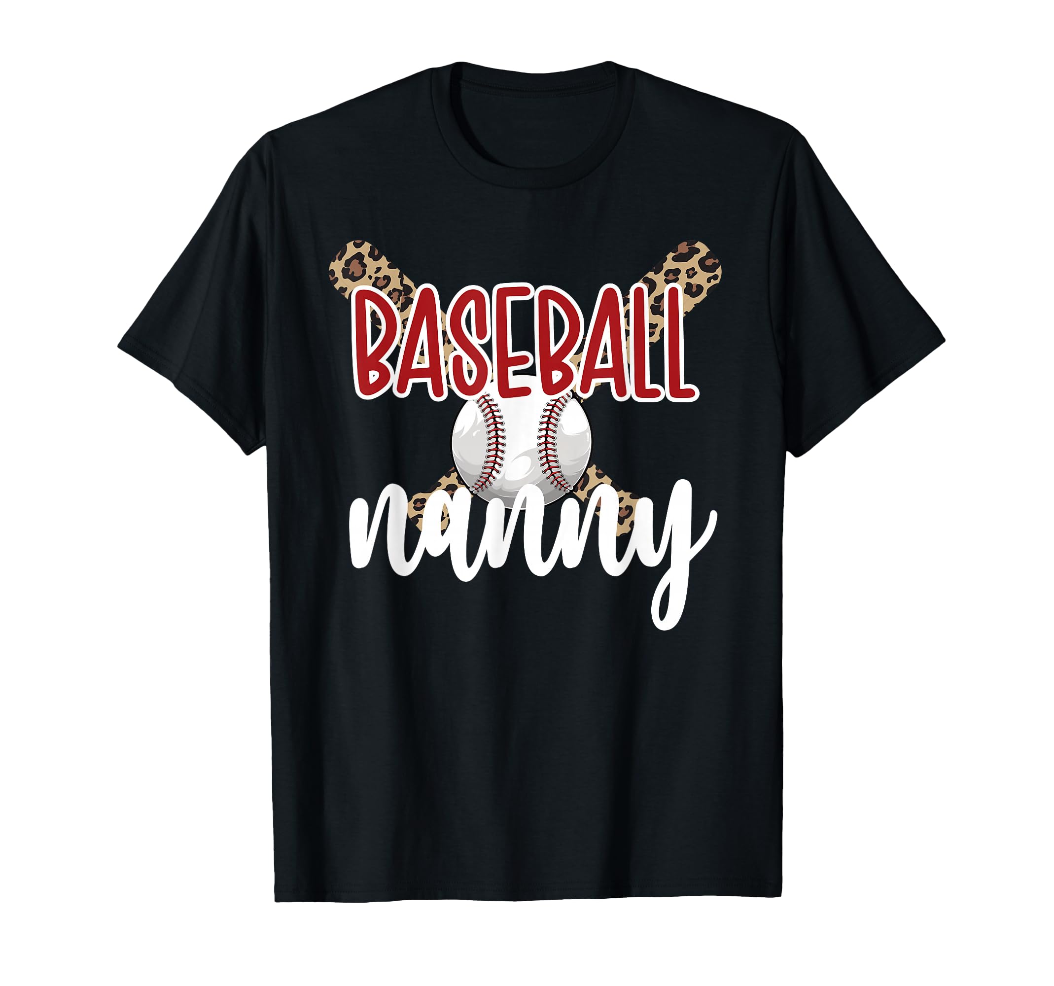 Baseball Nanny Grandma Baseball Player T-Shirt - Trendy Graphic for Adults - T-Shirt, Sweatshirt, Hoodie