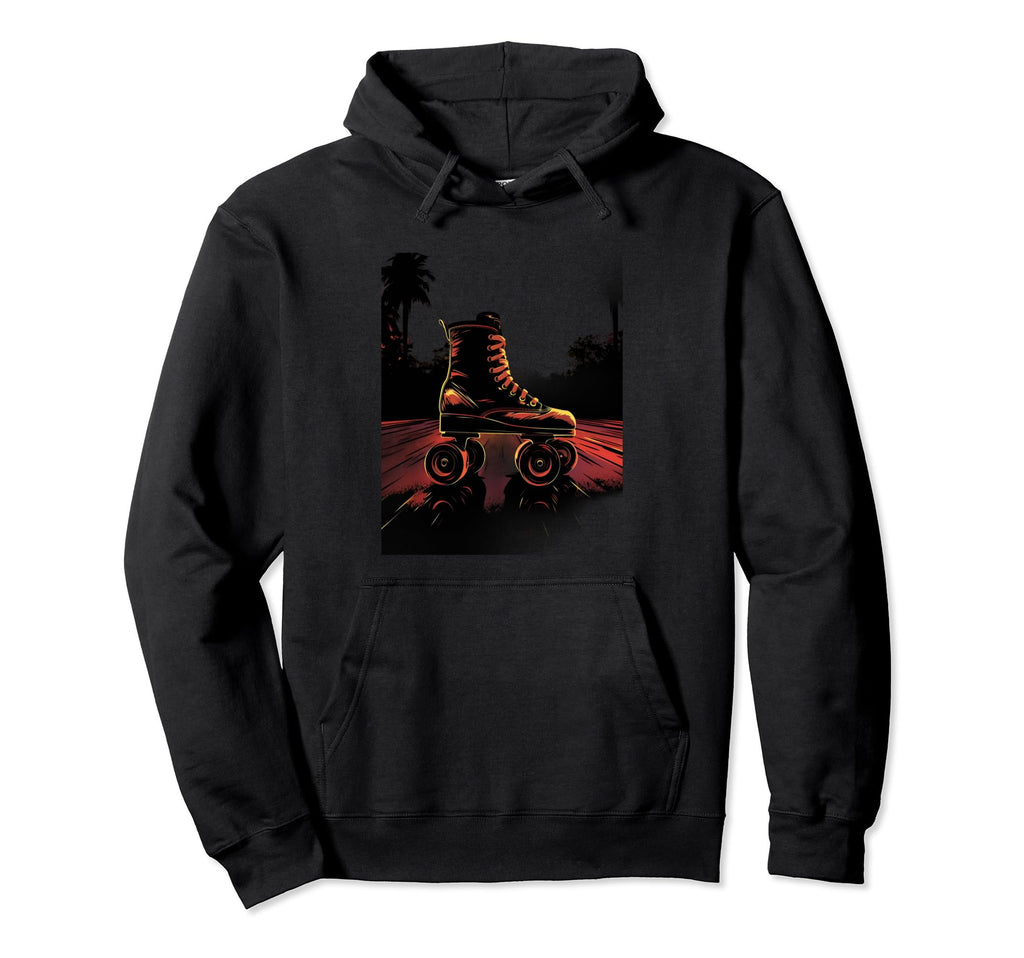 Roller Skates Roller Skating Skater 70S Hoodie - Novelty Apparel Men Women - T-Shirt, Sweatshirt, Hoodie