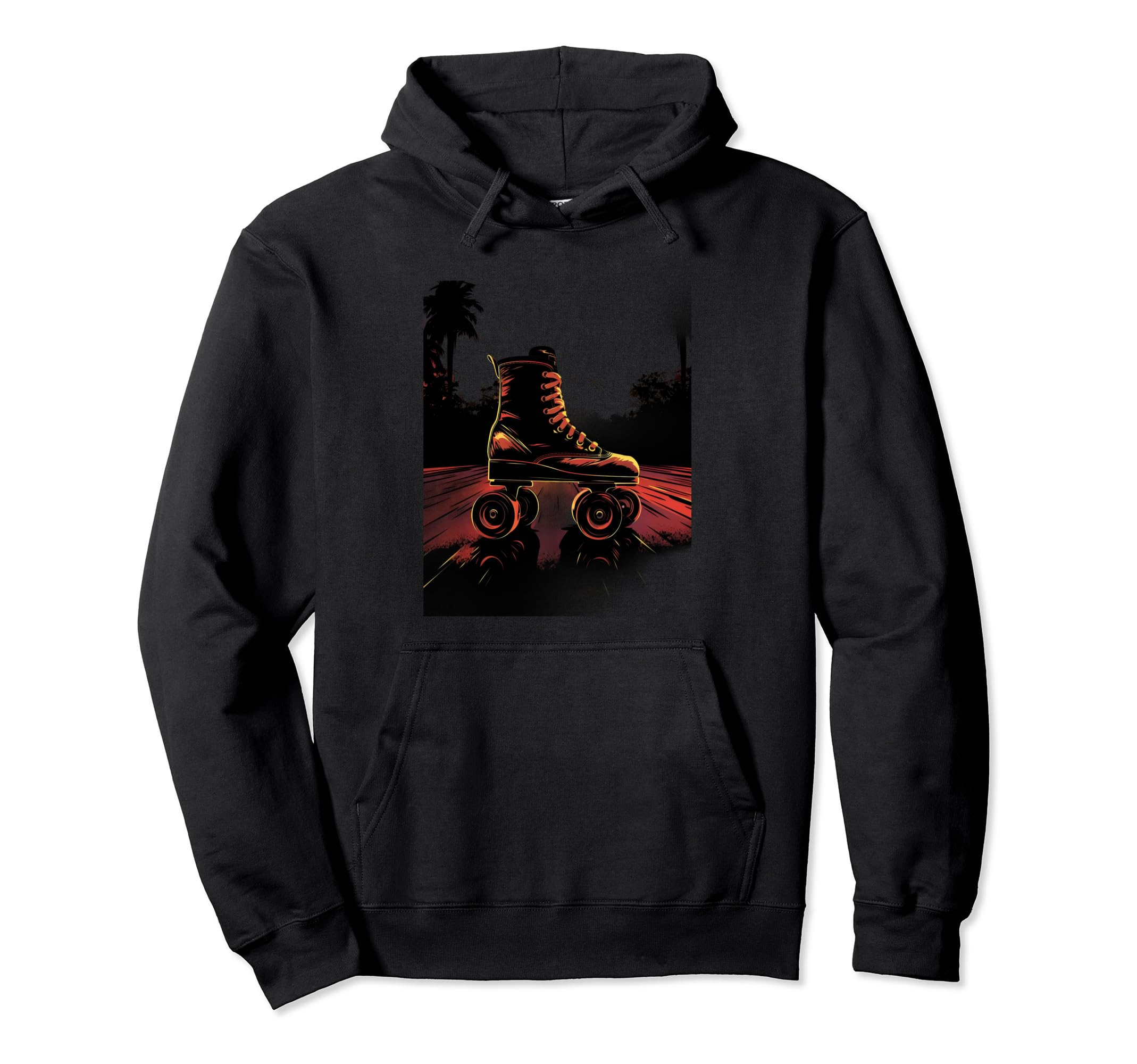 Roller Skates Roller Skating Skater 70S Hoodie - Novelty Apparel Men Women - T-Shirt, Sweatshirt, Hoodie