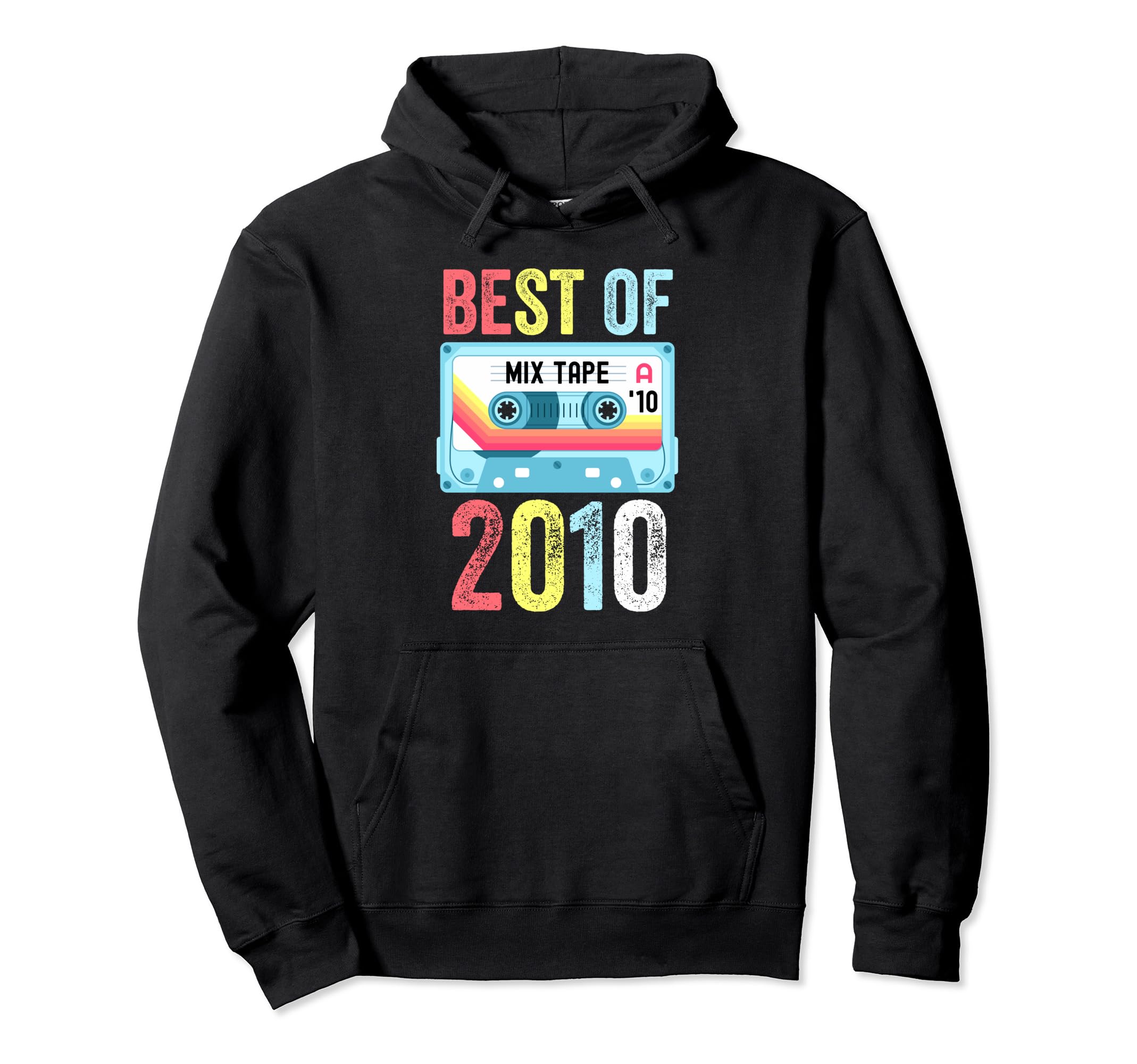 Best 2010 Cassette Tape Hoodie - Novelty Apparel for Adults - T-Shirt, Sweatshirt, Hoodie