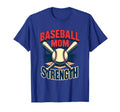 Baseball Mom Strength T-Shirt - Minimalist Print Unisex - T-Shirt, Sweatshirt, Hoodie