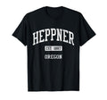 Heppner Oregon Or Js04 Athletic Sports T-Shirt - Custom Art Print Men Women - T-Shirt, Sweatshirt, Hoodie