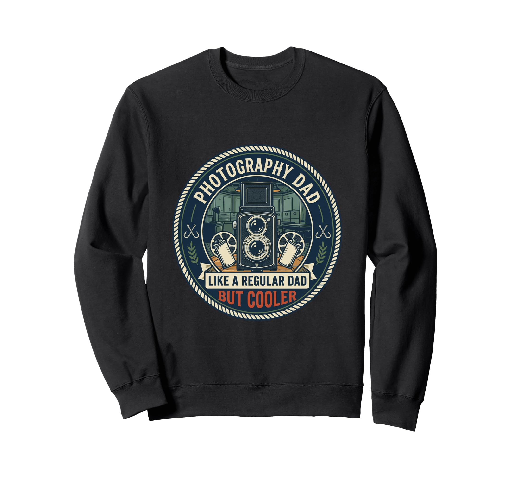 Photography Dad Camera Film Sweatshirt - Aesthetic Graphic Unisex - T-Shirt, Sweatshirt, Hoodie