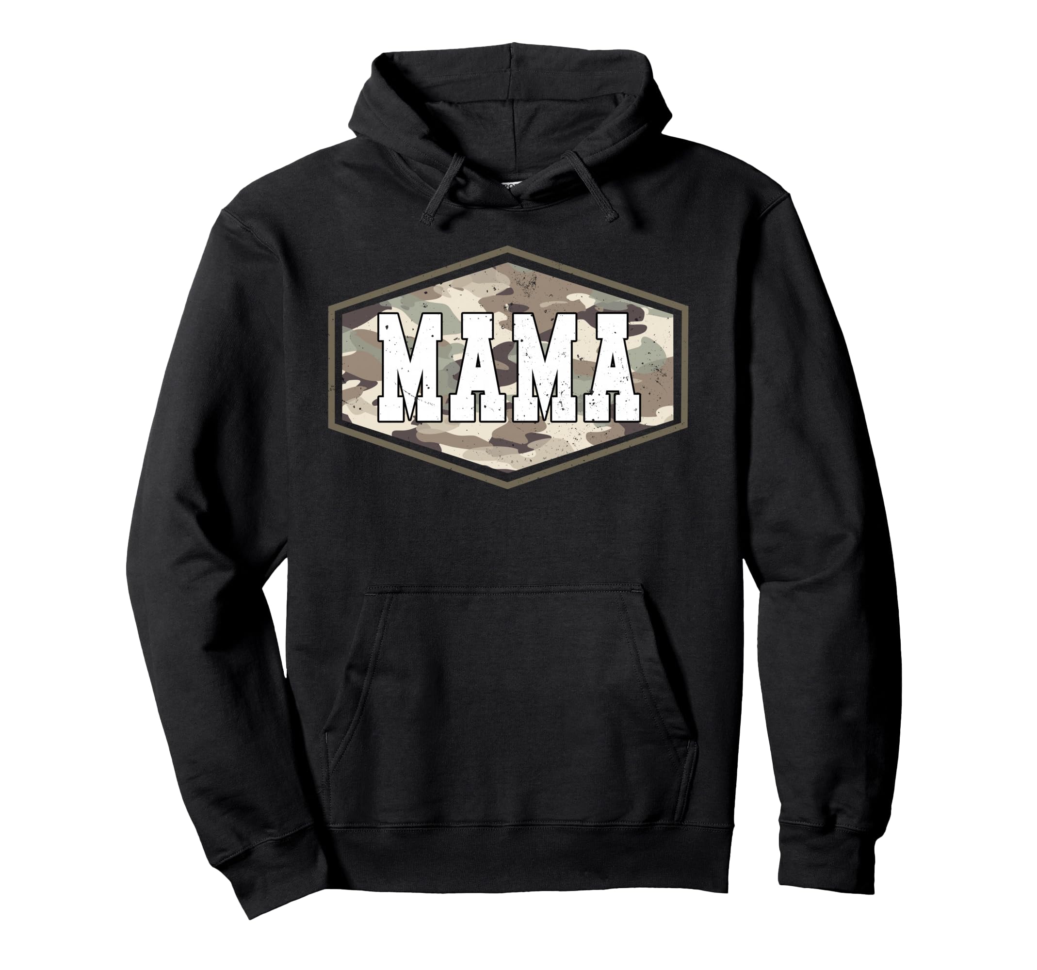 Old School Camo Mama Camouflage Mom Hoodie - Casual Everyday Wear Unisex - T-Shirt, Sweatshirt, Hoodie