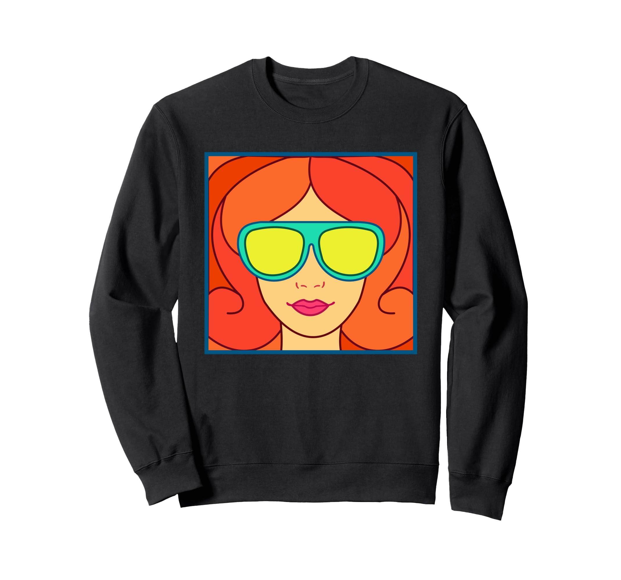 Pop Art Psychedelic Cartoon Boho Sweatshirt - Minimalist Print Unisex - T-Shirt, Sweatshirt, Hoodie