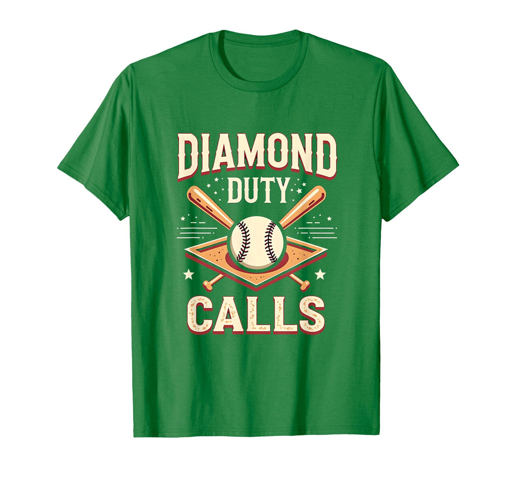 Diamond Duty Calls Baseball Mom T-Shirt - Trendy Graphic Men Women - T-Shirt, Sweatshirt, Hoodie