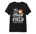 My Heart Is That Field Softball T-Shirt - Graphic Print for Adults - T-Shirt, Sweatshirt, Hoodie