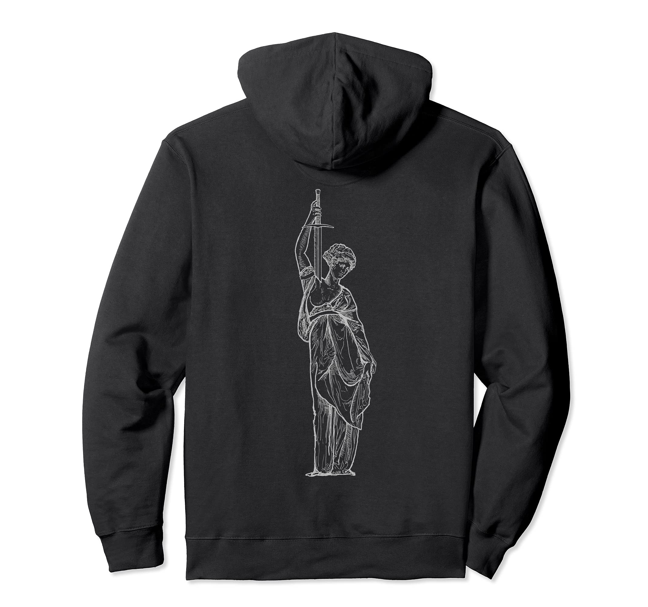 Greco Greek Roman Vaporwave Sword Battle Hoodie - Minimalist Print Unisex - T-Shirt, Sweatshirt, Hoodie