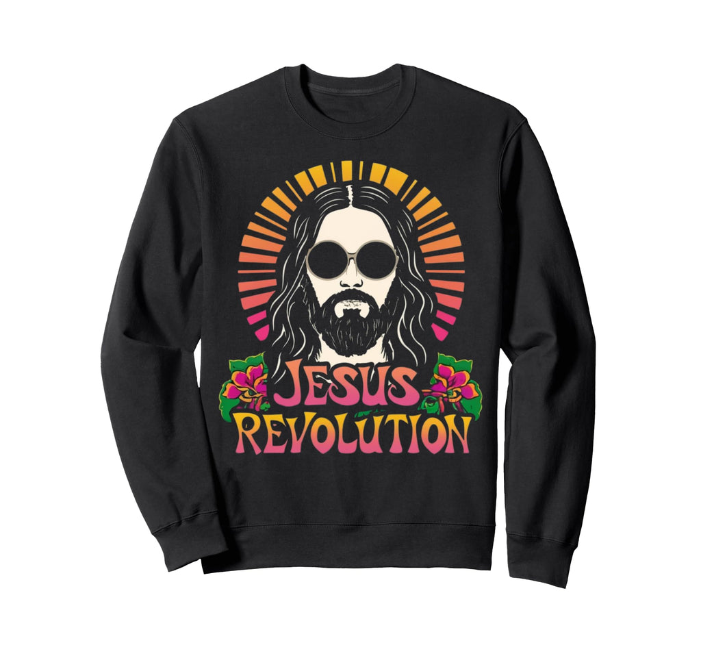 Jesus Revolution Christian Sweatshirt - Casual Everyday Wear for Adults - T-Shirt, Sweatshirt, Hoodie