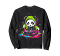 Kawaii Panda Dj Japanese Edm Y2K Sweatshirt - Graphic Print Men Women - T-Shirt, Sweatshirt, Hoodie