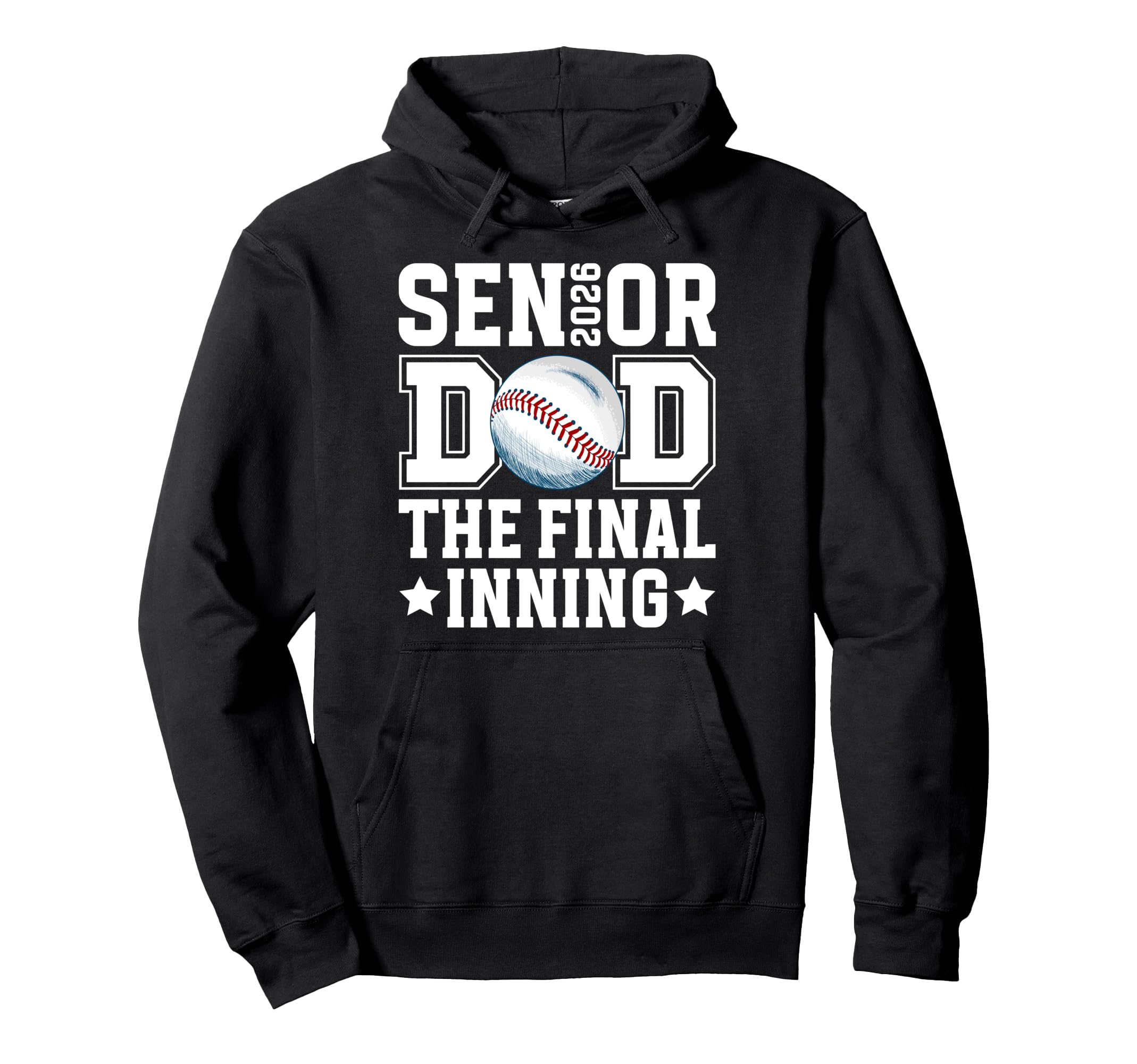 Baseball Senior Dad 2026 Proud Baseball Hoodie - Fun Novelty Design Unisex - T-Shirt, Sweatshirt, Hoodie