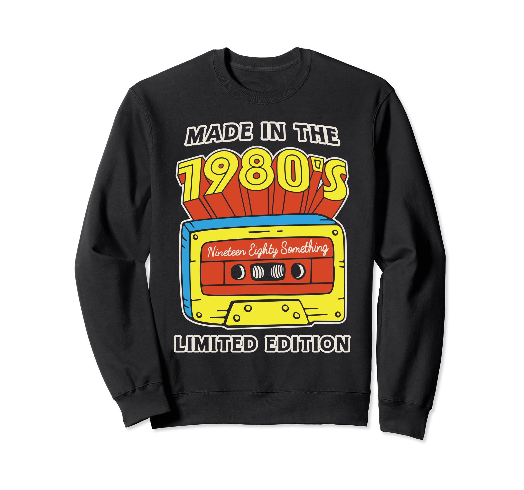 Made 1980S 80S Music Mixtape Sweatshirt - Trendy Graphic Men Women - T-Shirt, Sweatshirt, Hoodie