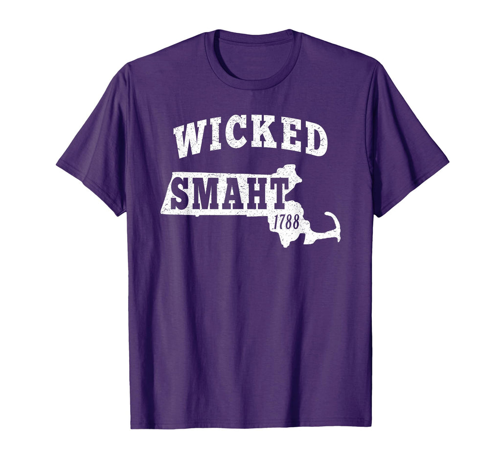 Boston Massachusetts Smart Accent Wicked T-Shirt - Graphic Print Unisex - T-Shirt, Sweatshirt, Hoodie