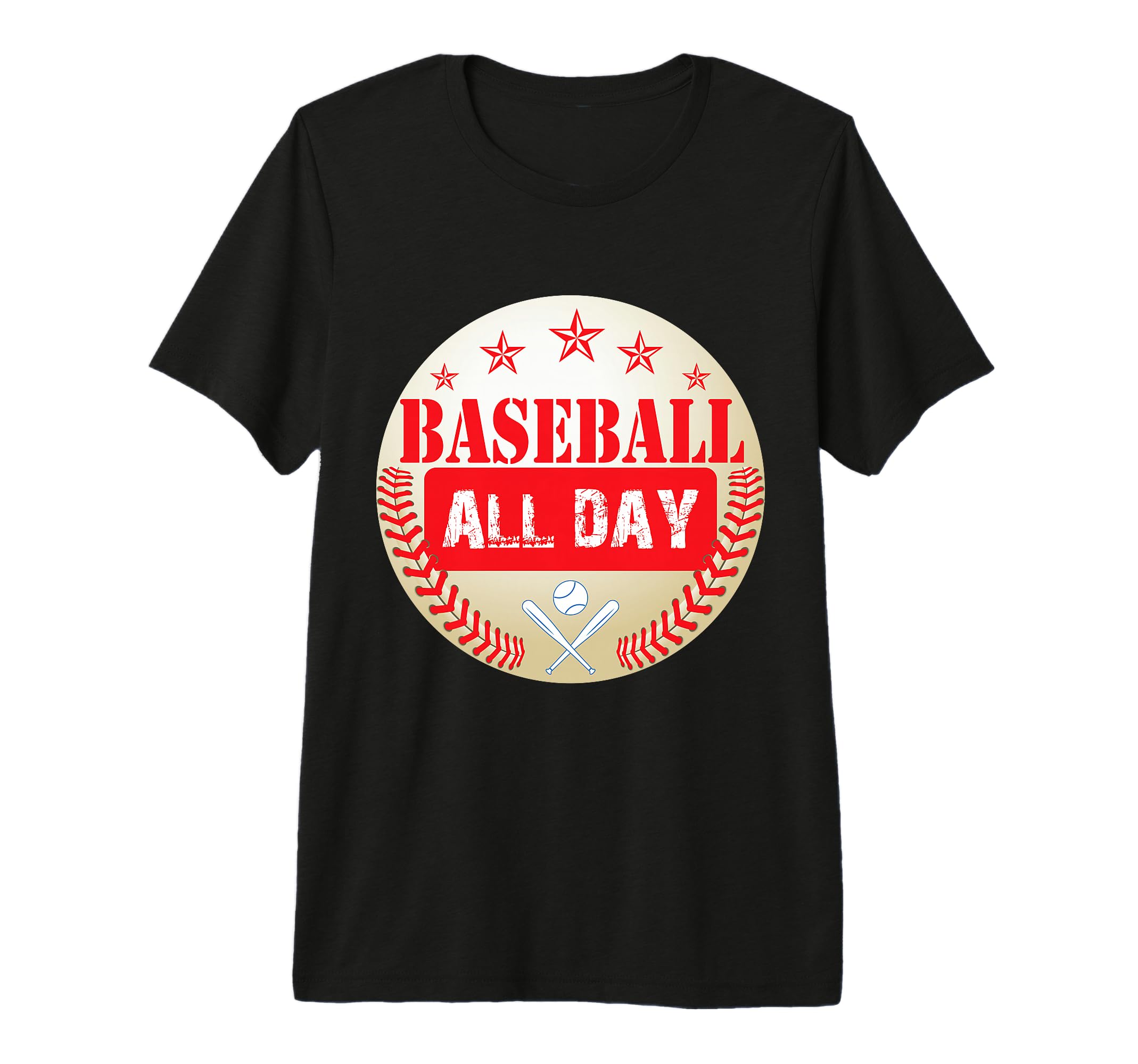 Baseball All Day Baseball Player Baseball T-Shirt - Trendy Graphic Unisex - T-Shirt, Sweatshirt, Hoodie
