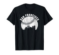 San Francisco Skyline Baseball T-Shirt - Casual Everyday Wear Unisex - T-Shirt, Sweatshirt, Hoodie