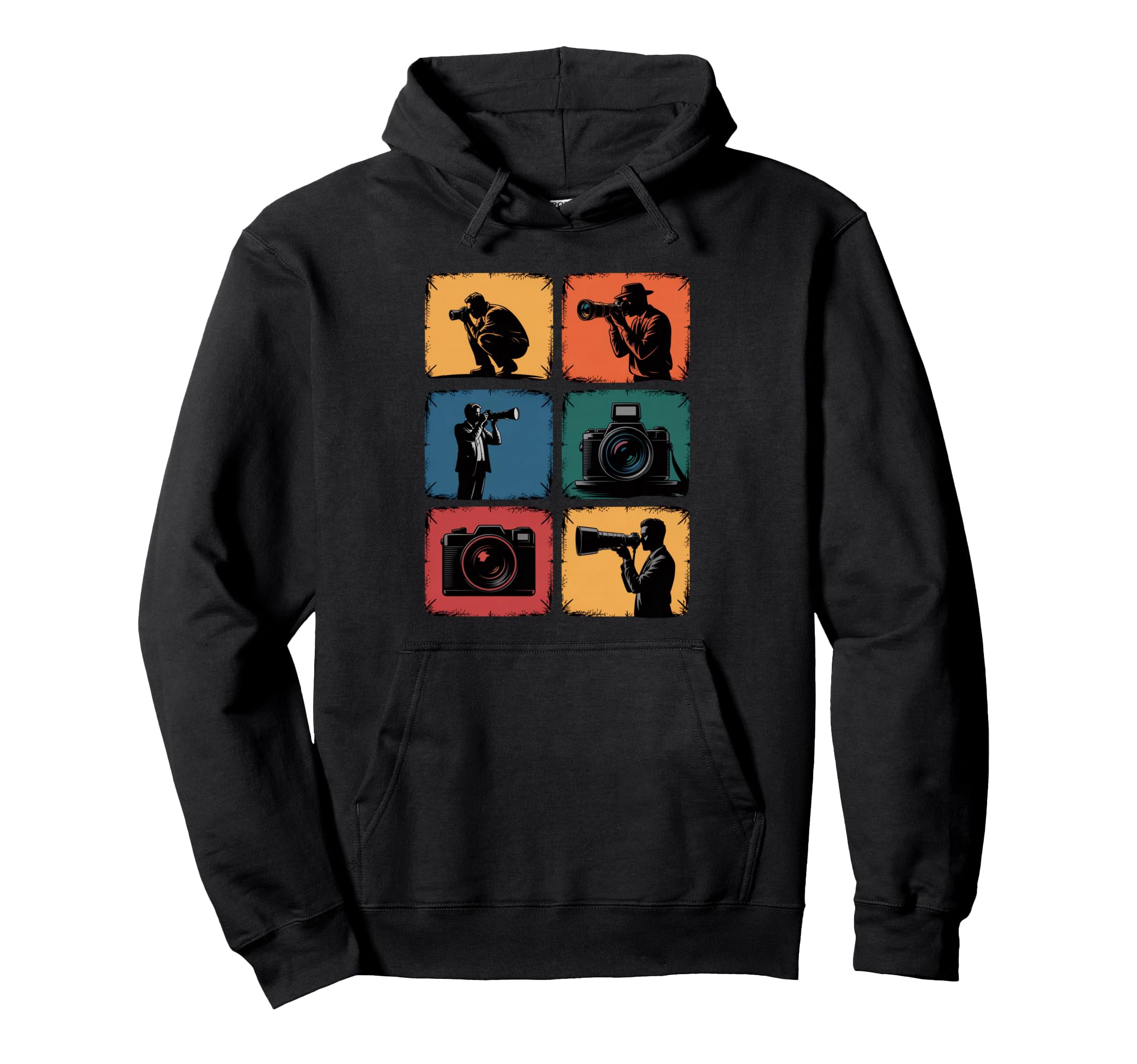 Photography Lover Camera Photographer Hoodie - Custom Art Print for Adults - T-Shirt, Sweatshirt, Hoodie
