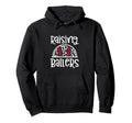 Raising Ballers Funny Baseball Mom Hoodie - Aesthetic Graphic for Adults - T-Shirt, Sweatshirt, Hoodie