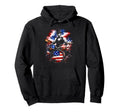Abe Lincoln Abraham Playing Drums 4Th Hoodie - Custom Art Print for Adults - T-Shirt, Sweatshirt, Hoodie