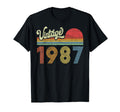 1987 Birthday Gift Born Made 1987 Sunset T-Shirt - Novelty Apparel Unisex - T-Shirt, Sweatshirt, Hoodie