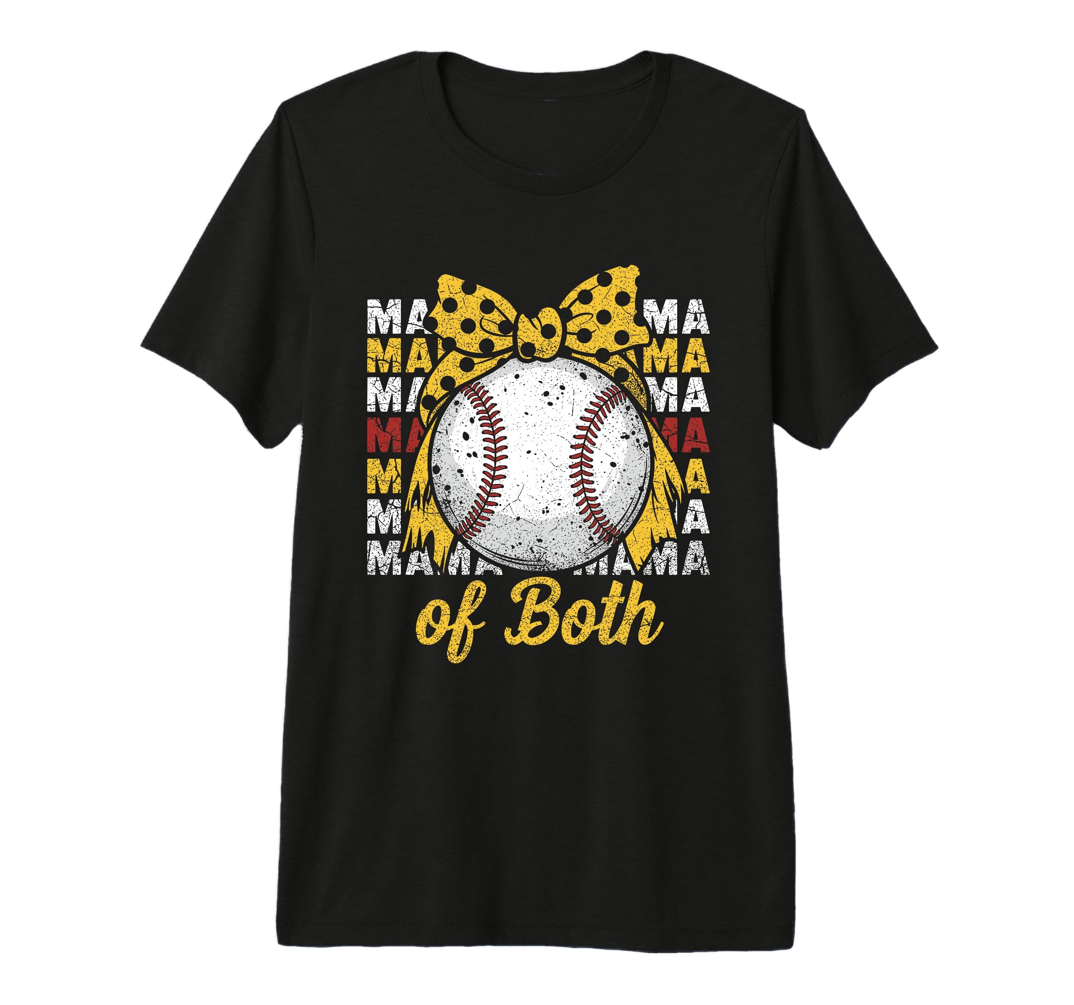 Mama Both Baseball Softball Proud T-Shirt - Novelty Apparel Men Women - T-Shirt, Sweatshirt, Hoodie